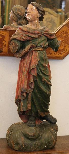 Religious sculpture in carved wood 18th.C