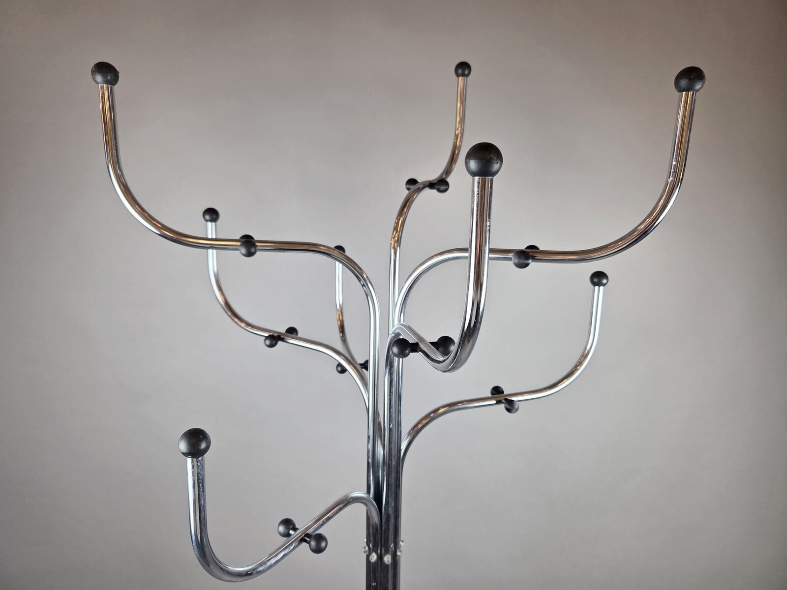 Sidse Werner for Fritz Hansen, chrome-plated metal coat rack, circa 1970