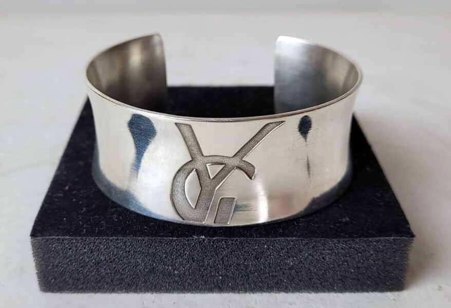 Yves st Laurent bracelet in solid silver 925 - BRA 95