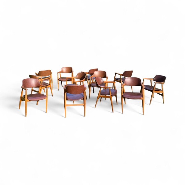 12/ Vintage Model GM11 Teak Armchair by Erik Kirkegaard, Danmark, 1960 