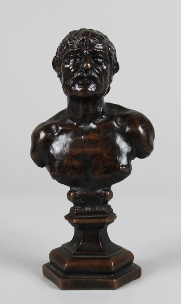 17th C. italian bronze bust