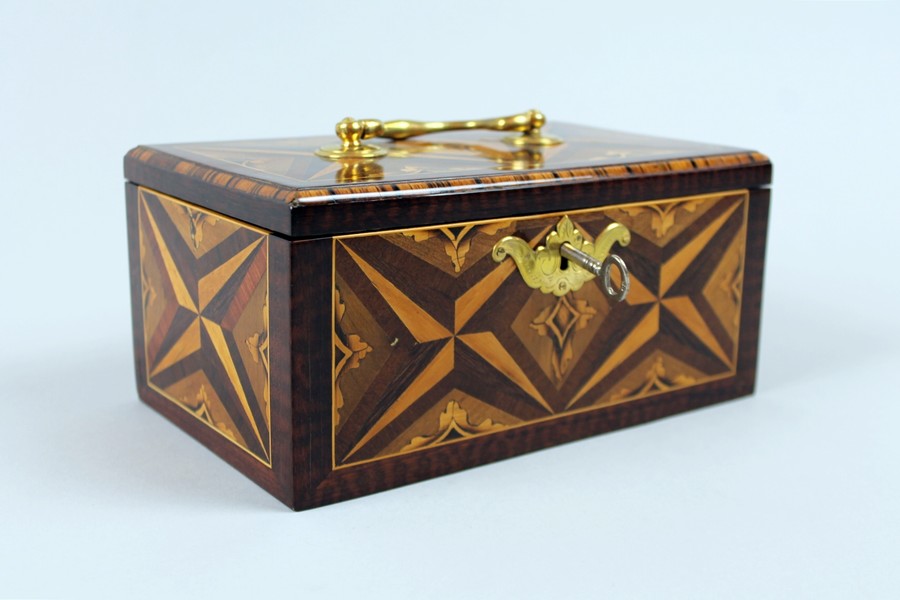 18h C. inlaid tea box