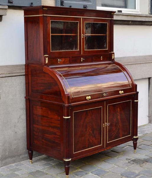 18th C. Louis XVI Period Rolltop Writing Desk