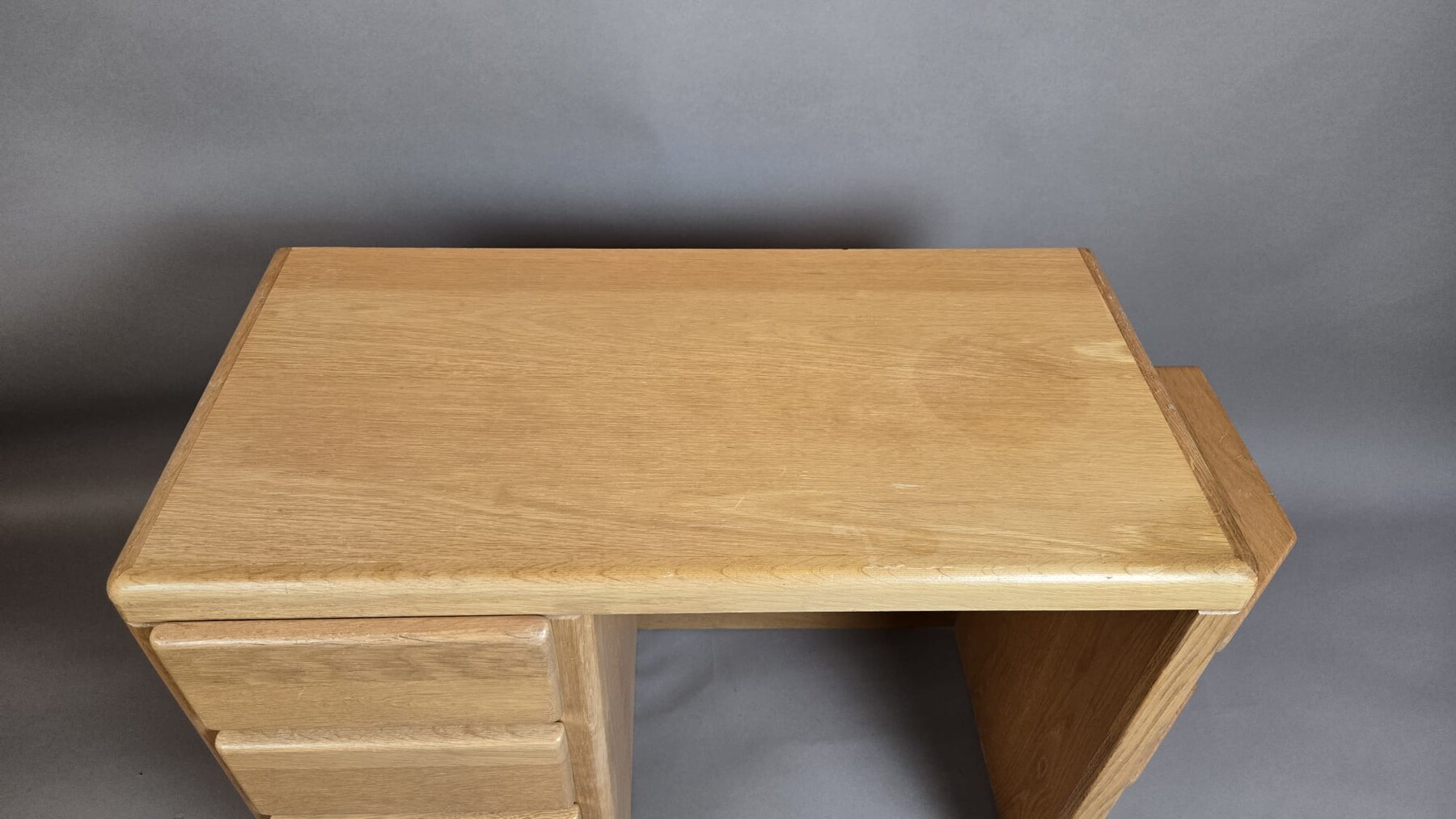 1970s oak desk