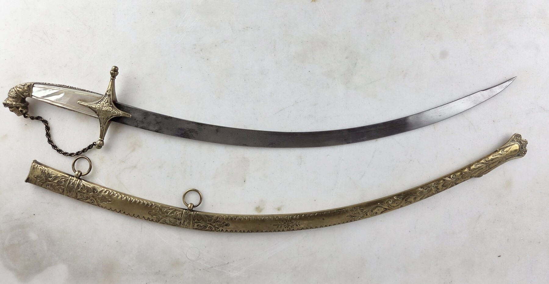 1st Empire child's saber, nice work on the scabbard.
