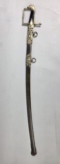 1st Empire saber for a senior officer, beautiful decoration of helmets, trophies, axes...