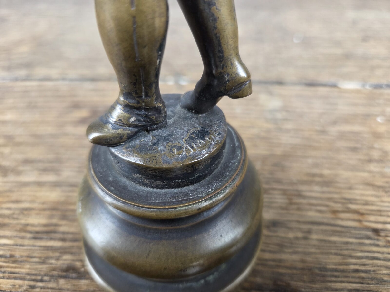 2 bronze figures signed Lalouette, late 19th century