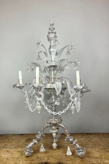 6-arm candelabra in Murano glass, 20th century