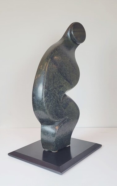 Abstract serpentine sculpture - sonwet murombed - circa 1960 - semi-precious stone