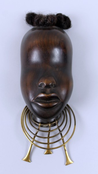 Africanist sculpture by Hagenauer, Wien, 1940-50's