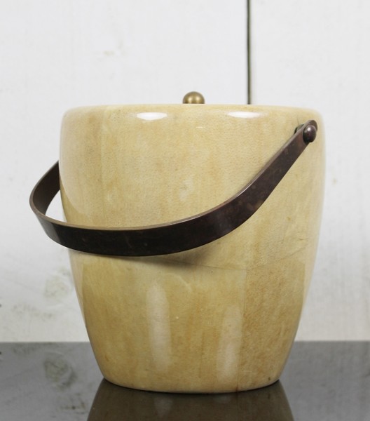 Aldo Tura Desinger Parchment Ice Bucket