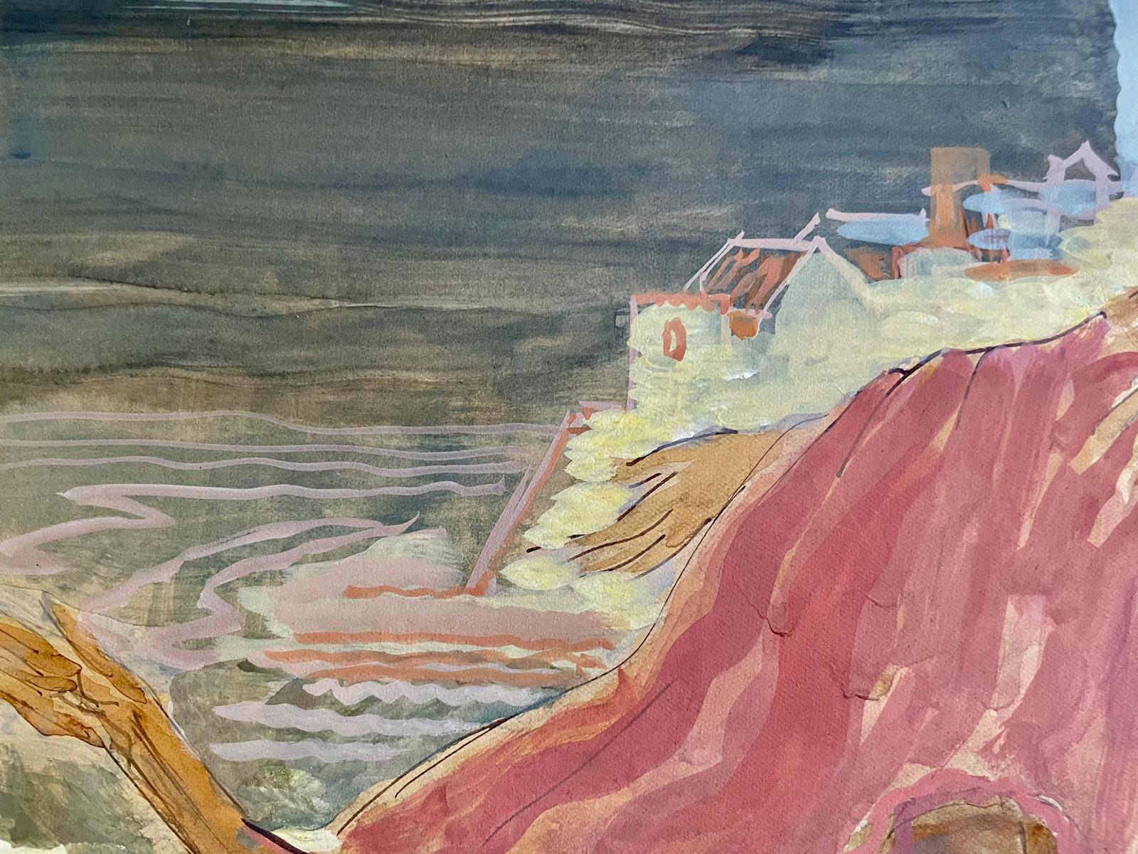 Anto Carte (1886–1954), watercolor on paper, signed, Saint-Martin, ca. 1915, 45x54 cm (60x70 cm).