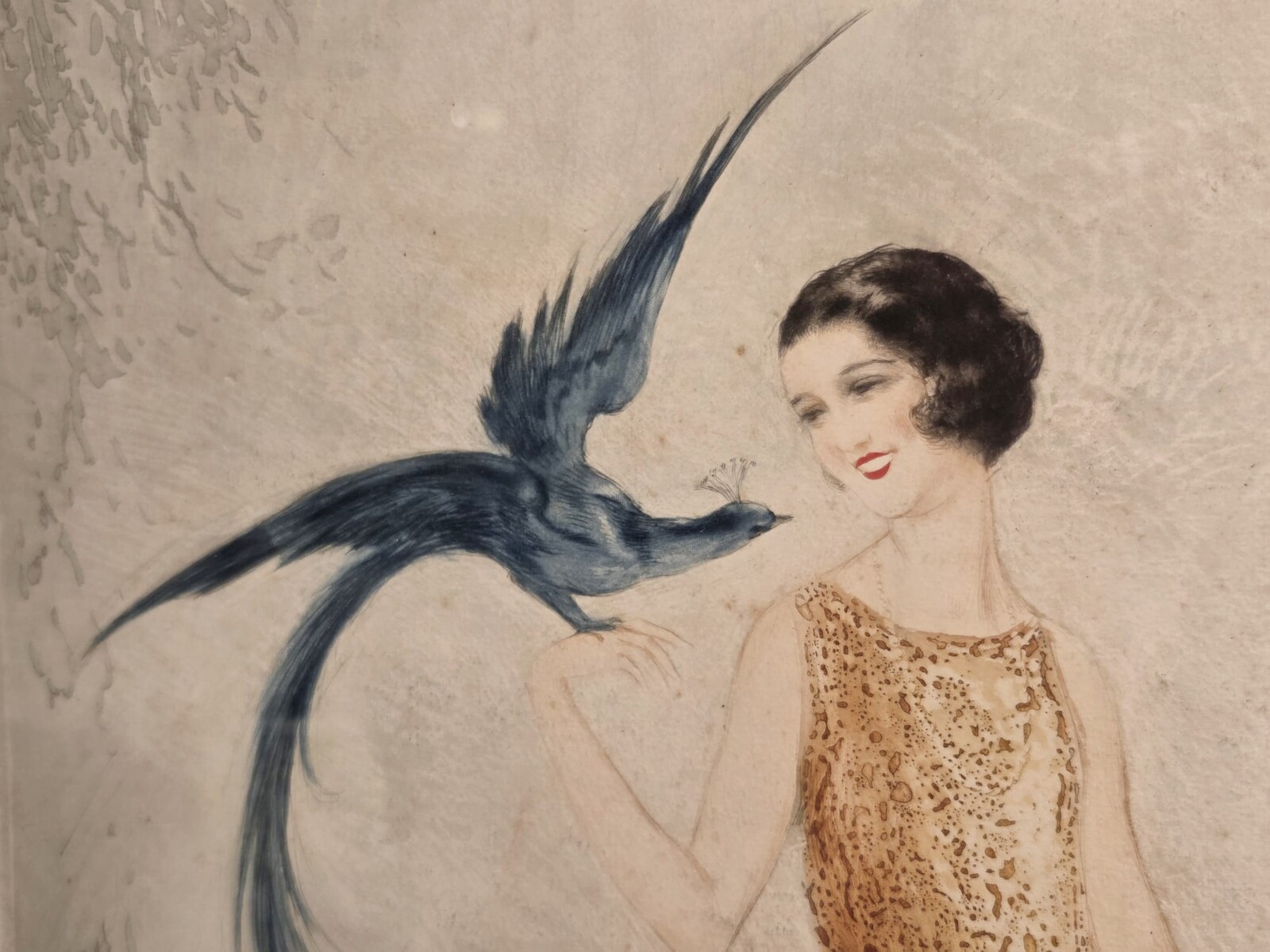 Aquatint print by Jean Hardy, 