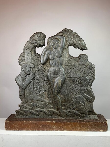 Art Deco granite sculpture - 