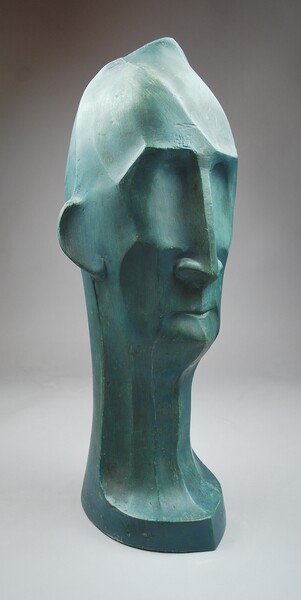 Art deco patinated plaster scultpure