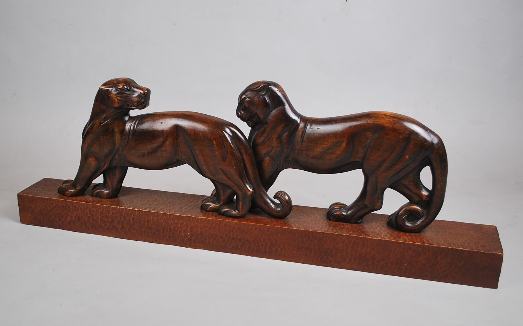 Art Deco wooden sculpture 