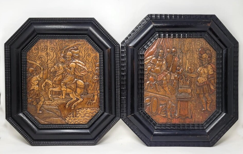 Bas relief - 17th century panels - Germany