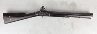 Blunderbuss, Caucasus, 19th, Silver damask