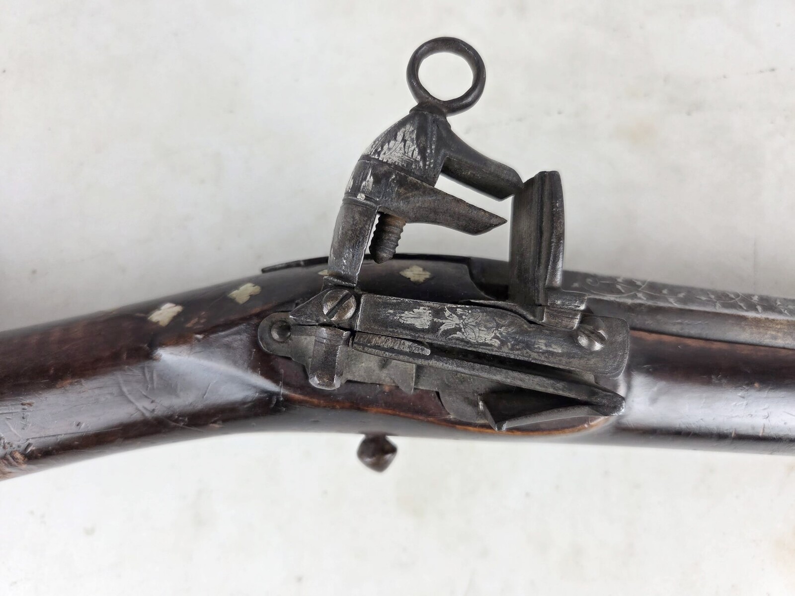 Blunderbuss, Caucasus, 19th, Silver damask