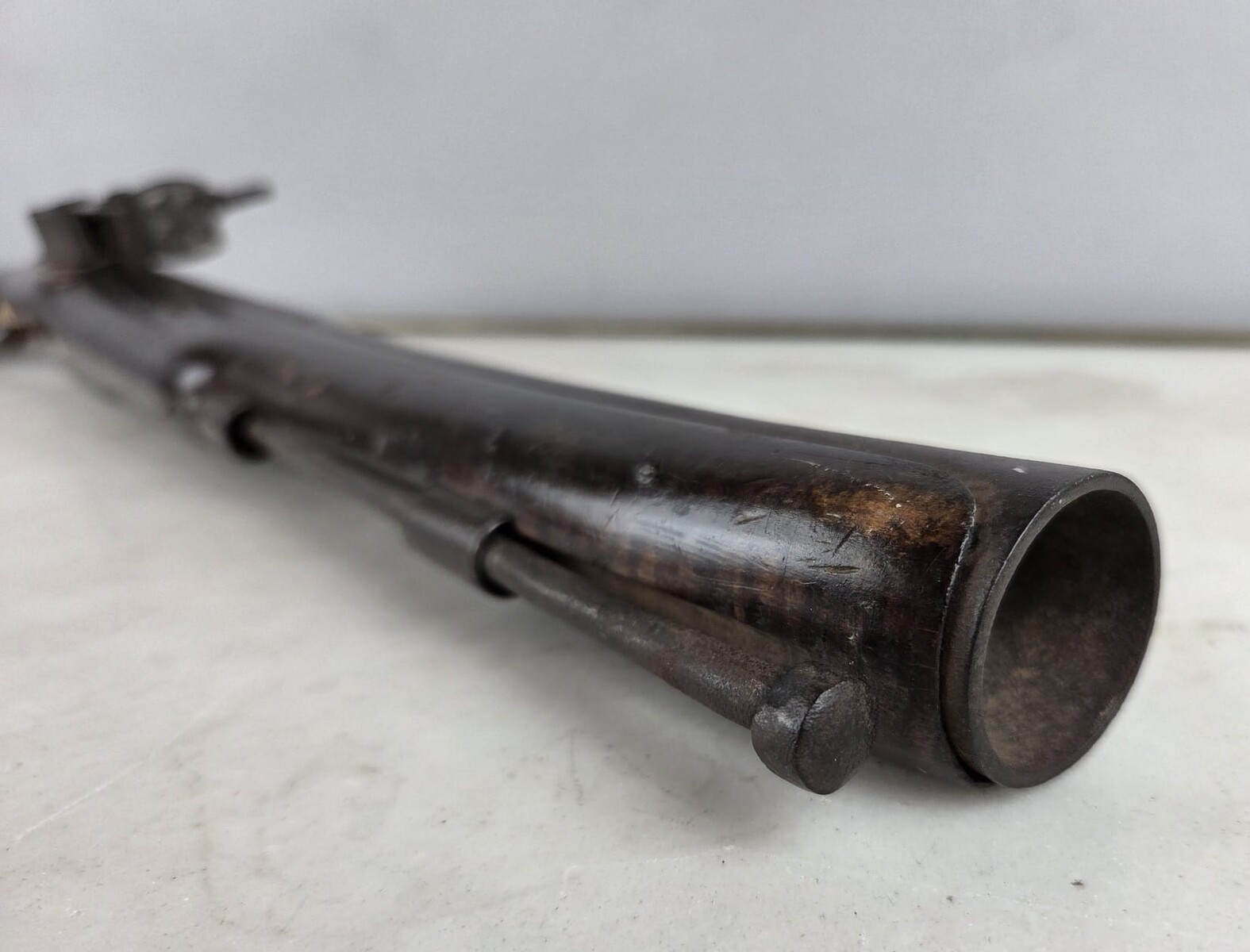 Blunderbuss, Caucasus, 19th, Silver damask