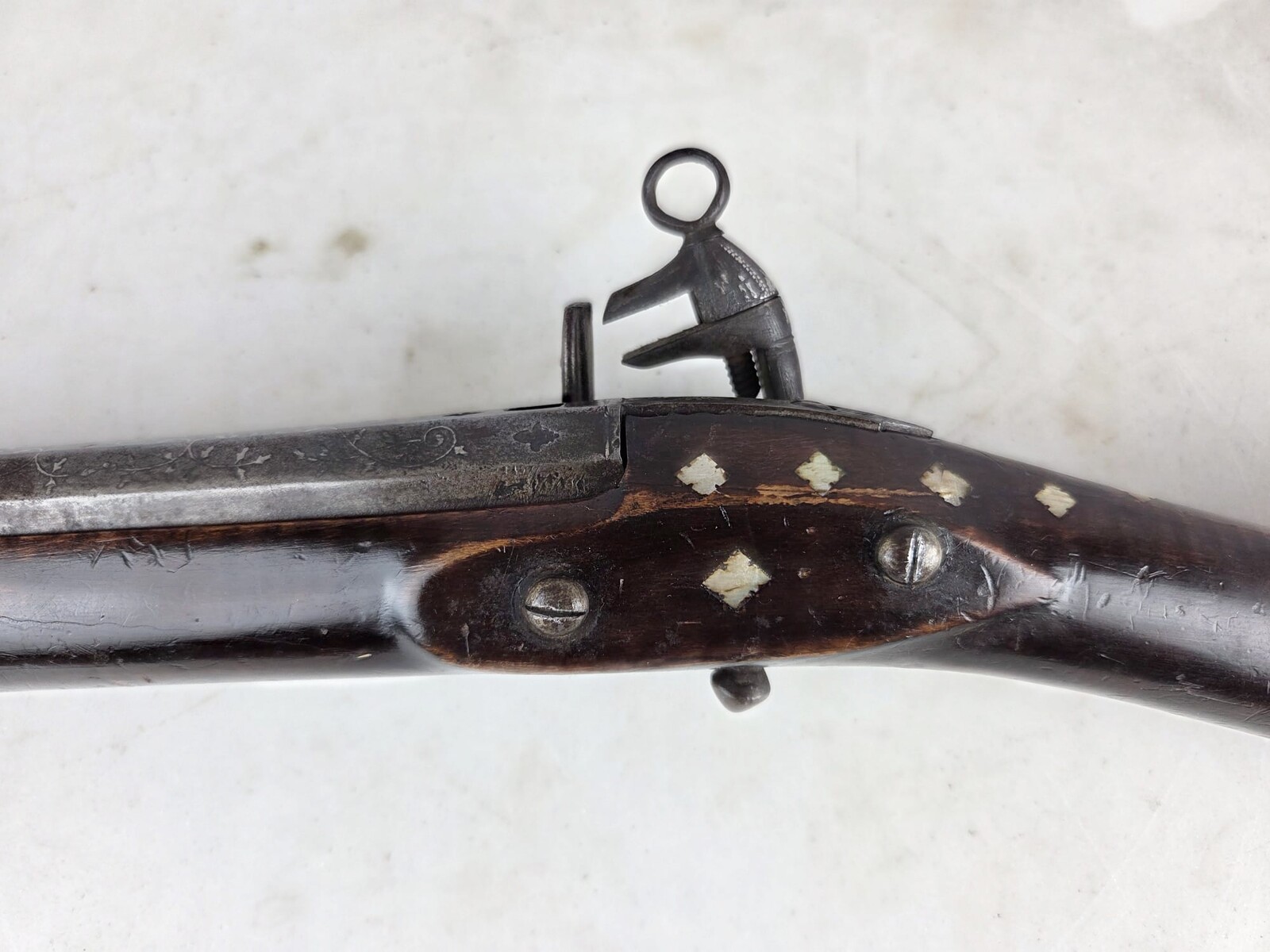 Blunderbuss, Caucasus, 19th, Silver damask