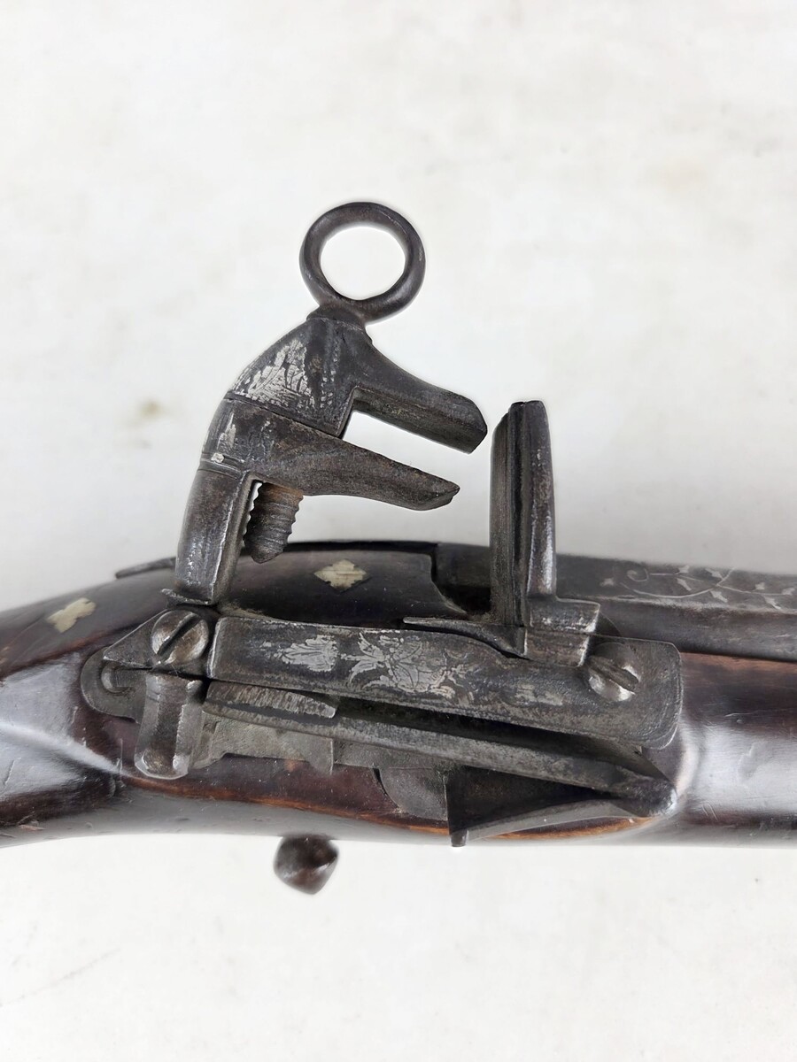 Blunderbuss, Caucasus, 19th, Silver damask