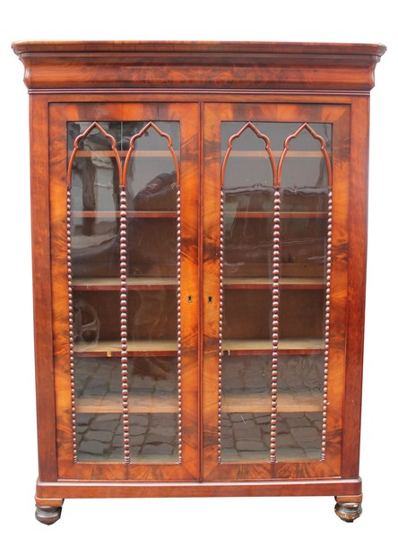  bookcase in mahogany