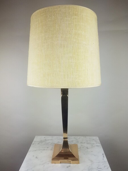 Brass bedside lamp - late 19th