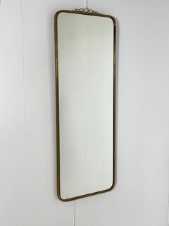 Brass mirror, Italy circa 1960