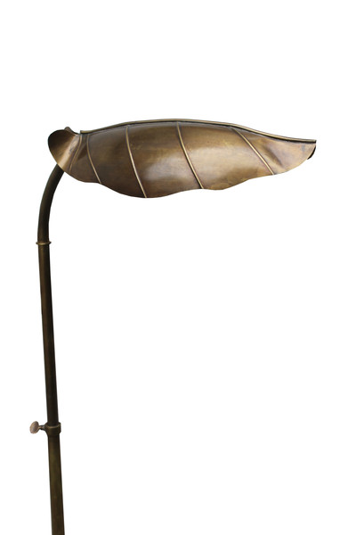 Brass reading lamp