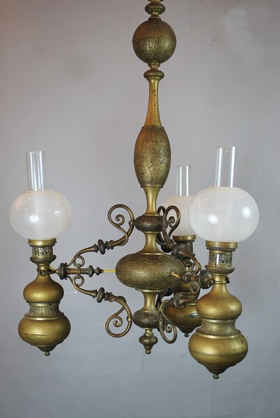 Bronze 19th C. chandelier