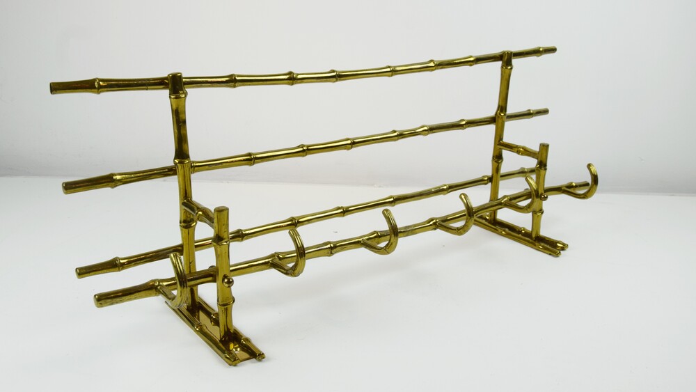 Bronze coat rack in the manner of Maison Baguès