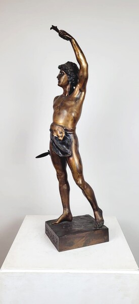 Bronze signed Laporte for Emile Laporte (1858 - 1907) - Winner