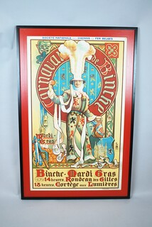 BUISSERET, Binche Carnival Poster, 1910