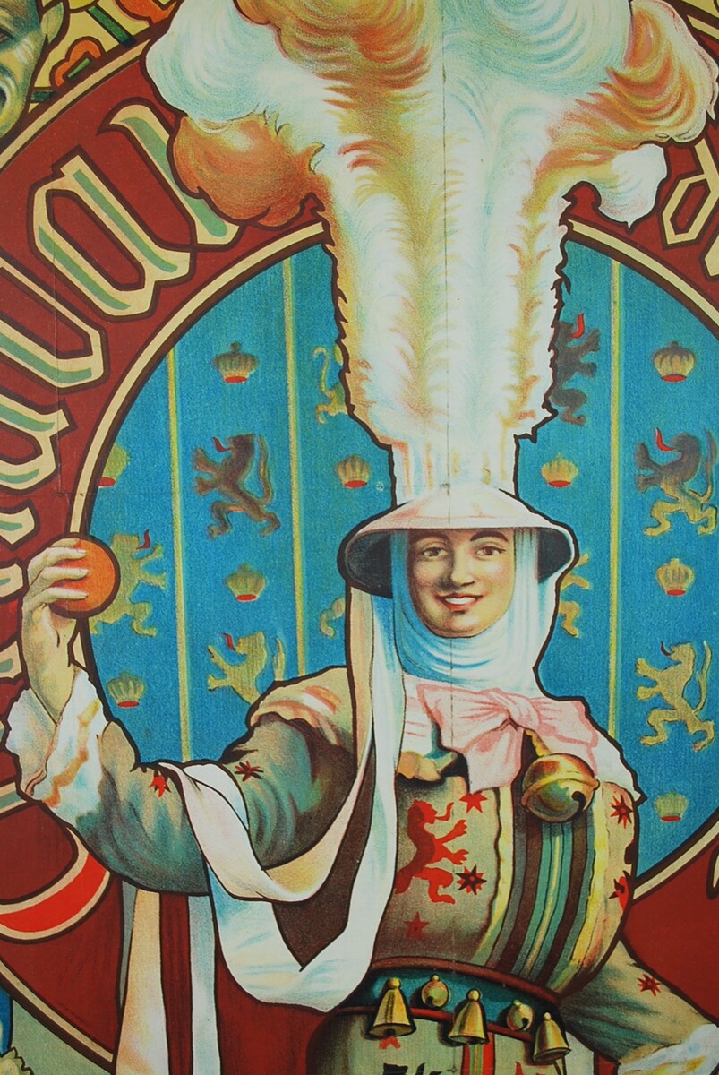 BUISSERET, Binche Carnival Poster, 1910