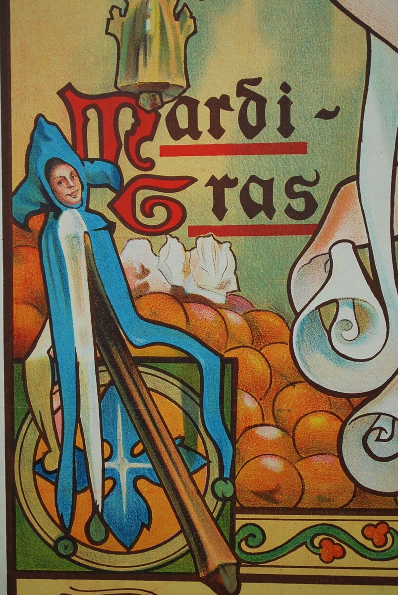 BUISSERET, Binche Carnival Poster, 1910