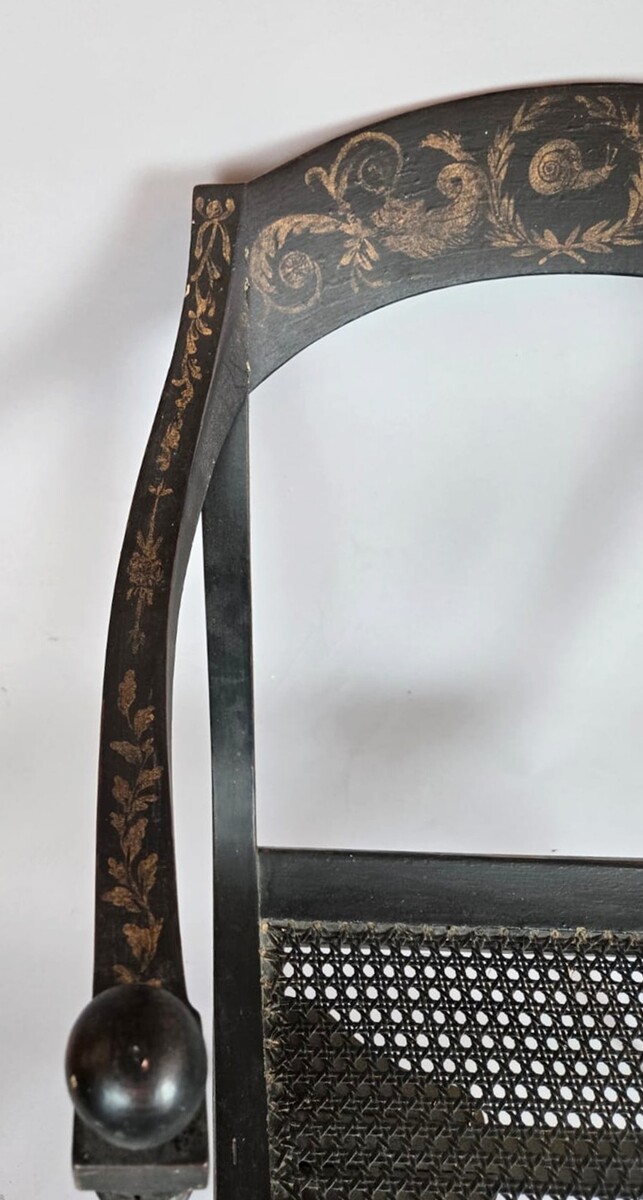 Caned chairs, Chapuis, early 19th century