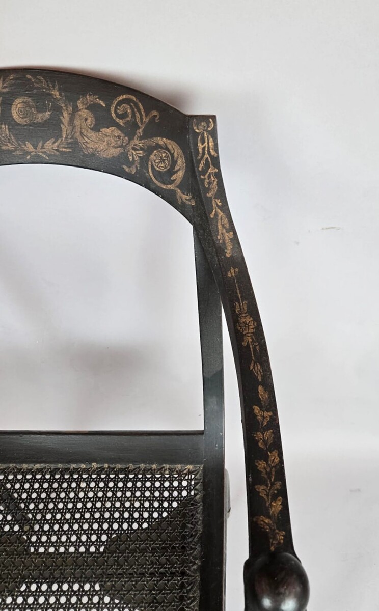 Caned chairs, Chapuis, early 19th century
