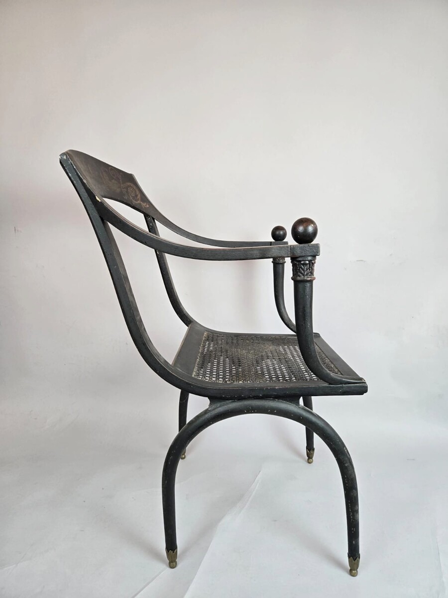 Caned chairs, Chapuis, early 19th century