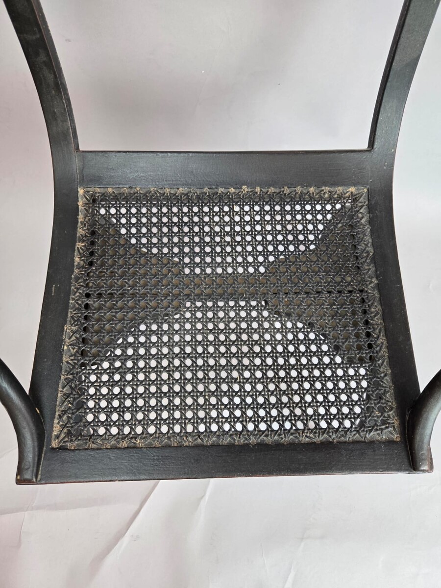 Caned chairs, Chapuis, early 19th century