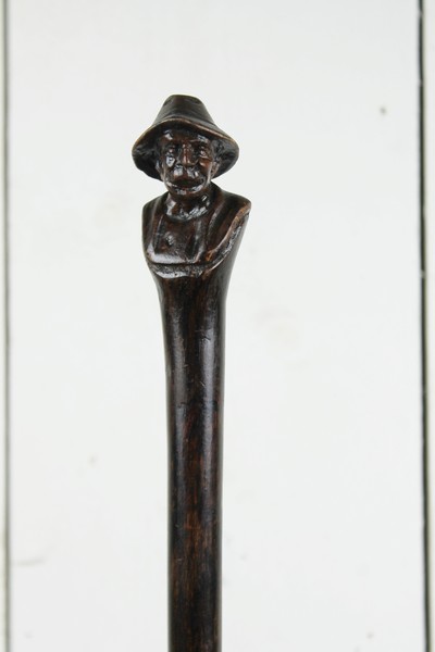 Carved wooden cane