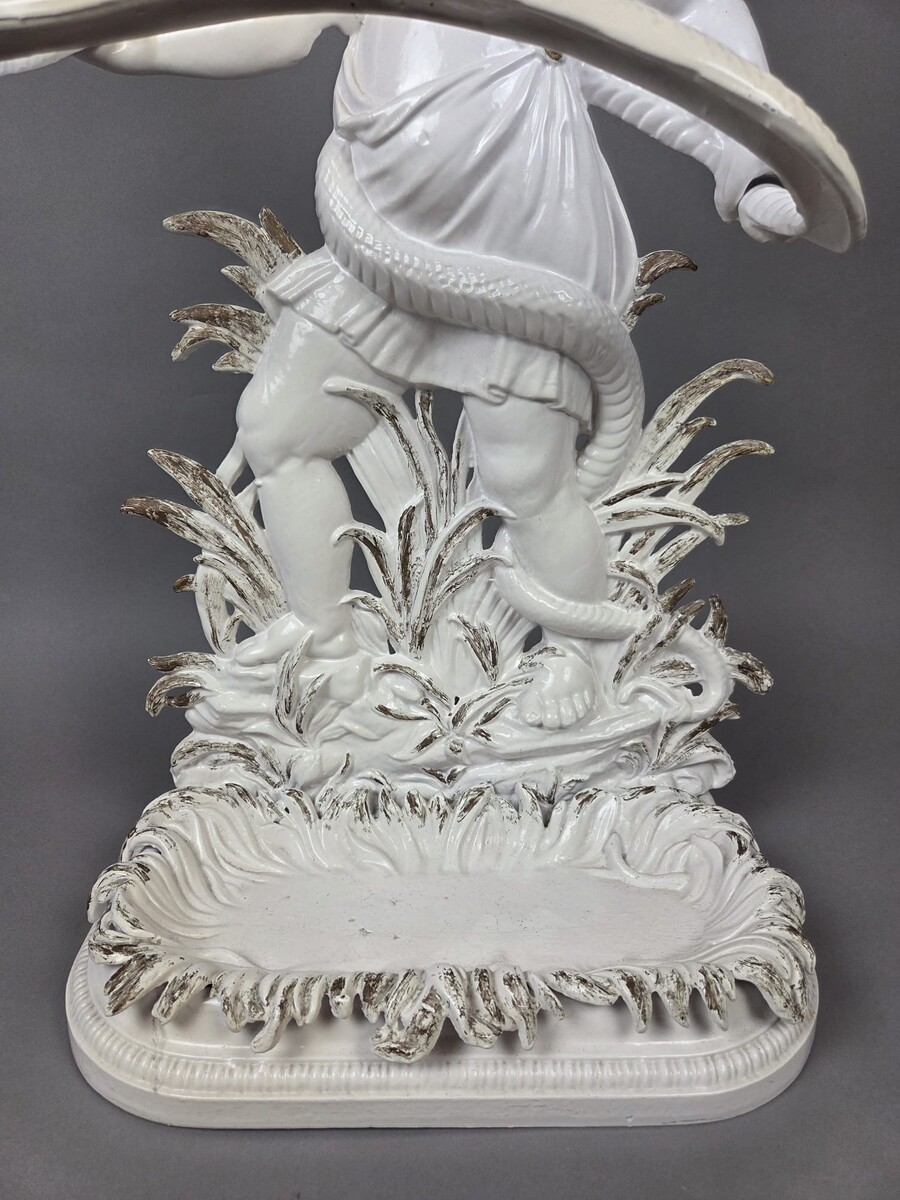 Cast iron umbrella stand, early 20th