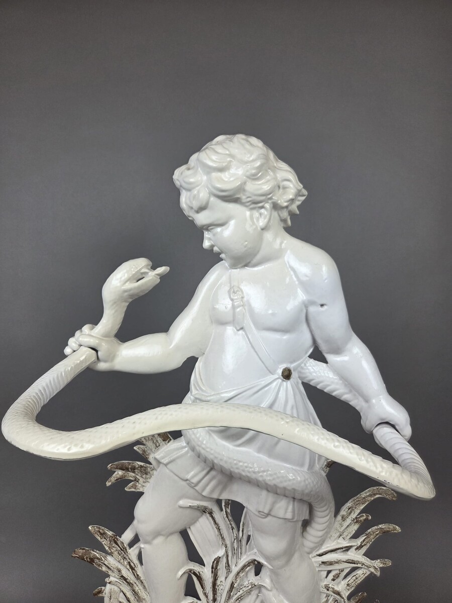 Cast iron umbrella stand, early 20th