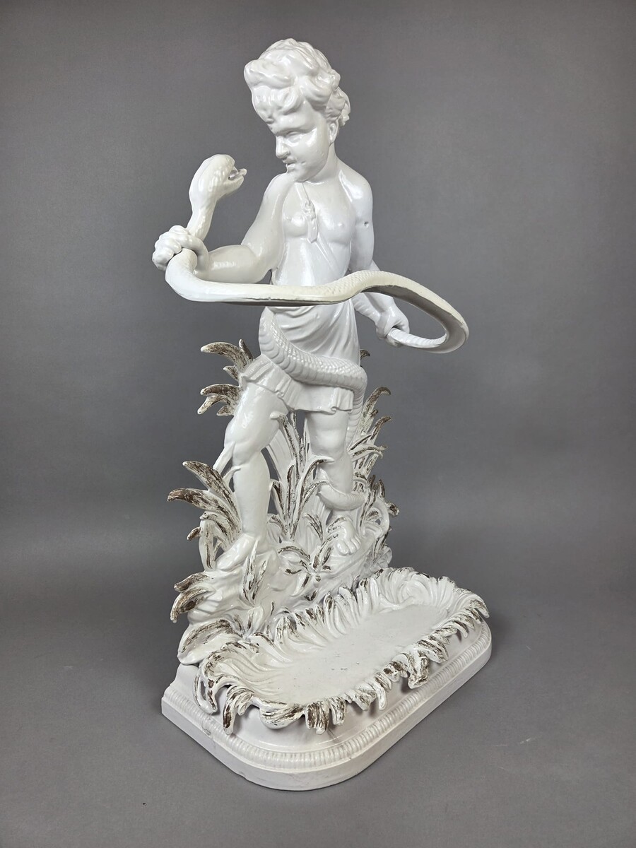 Cast iron umbrella stand, early 20th