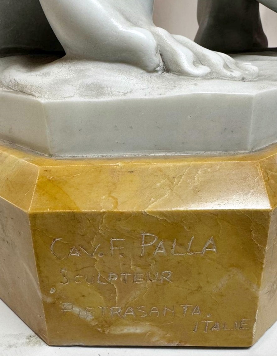 Cav. F. Palla, sculpture en marbre 