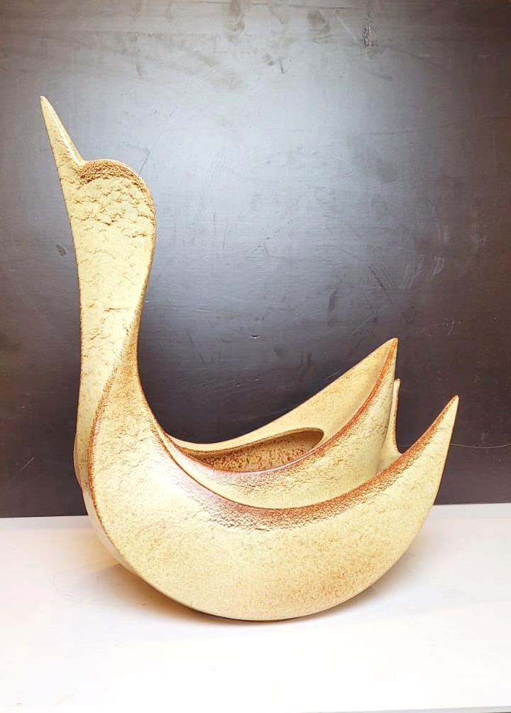 Ceramic swan - circa 1960