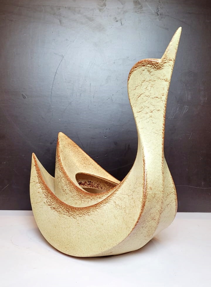Ceramic swan - circa 1960