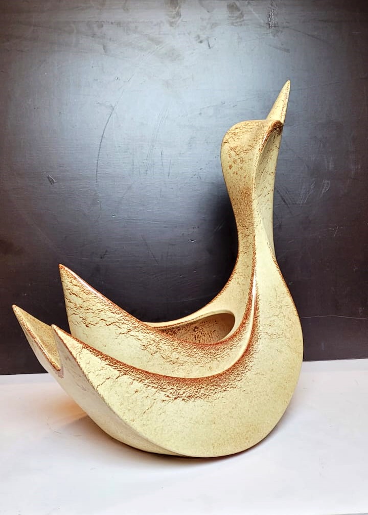 Ceramic swan - circa 1960