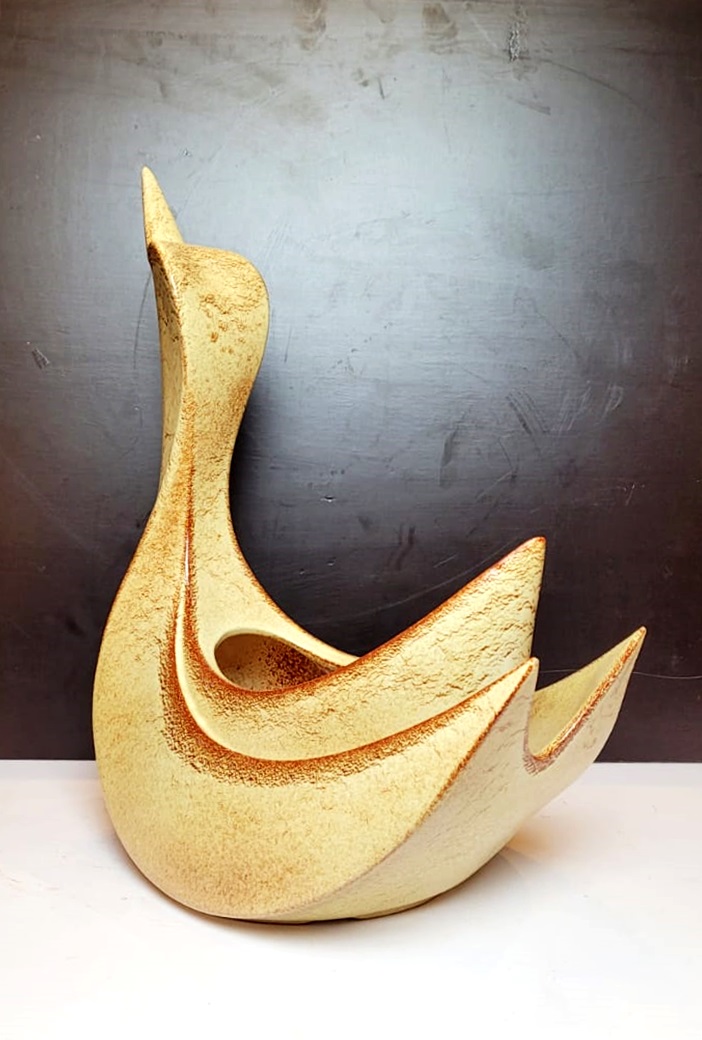 Ceramic swan - circa 1960