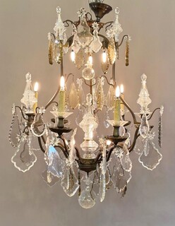 Chandelier With Tassels, 19th Century 